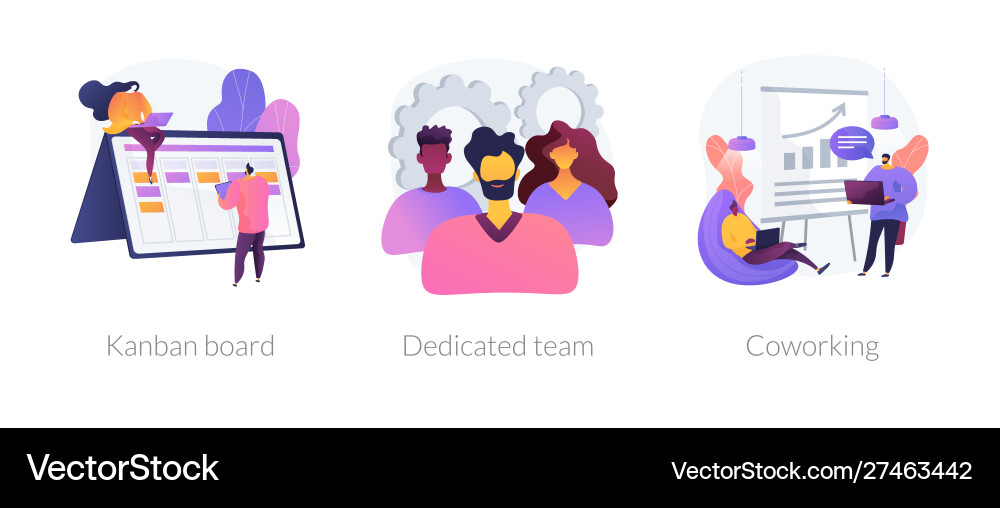 Agile Projektentwicklungskonzept Metaphern Agile Projektentwicklungskonzept Metaphern Vektorbild