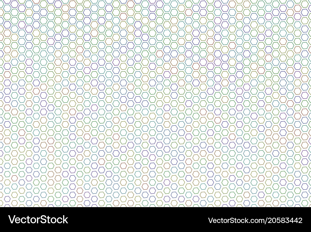 Background abstract hexagon pattern for design vector image