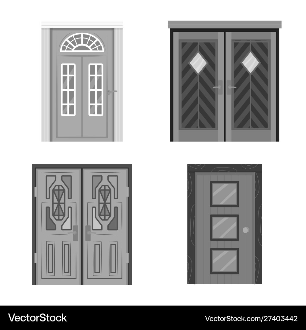 Isolated object building and office icon set Isolated object building and office icon set Vector Image