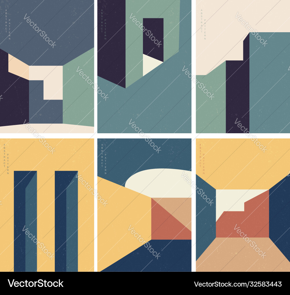 Abstract architecture background with geometric Abstract architecture background with geometric vector image