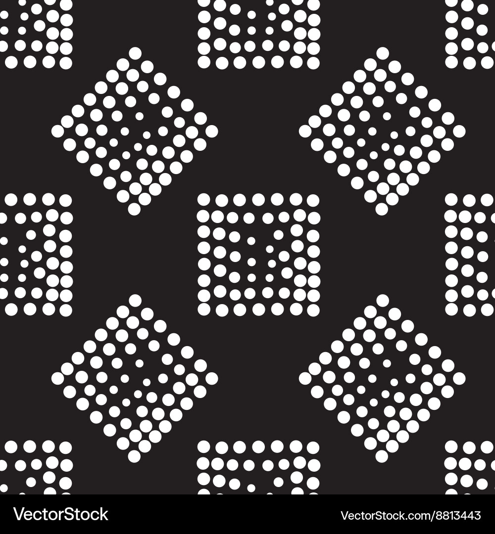 Abstract Geometric Pointillism Pattern vector image