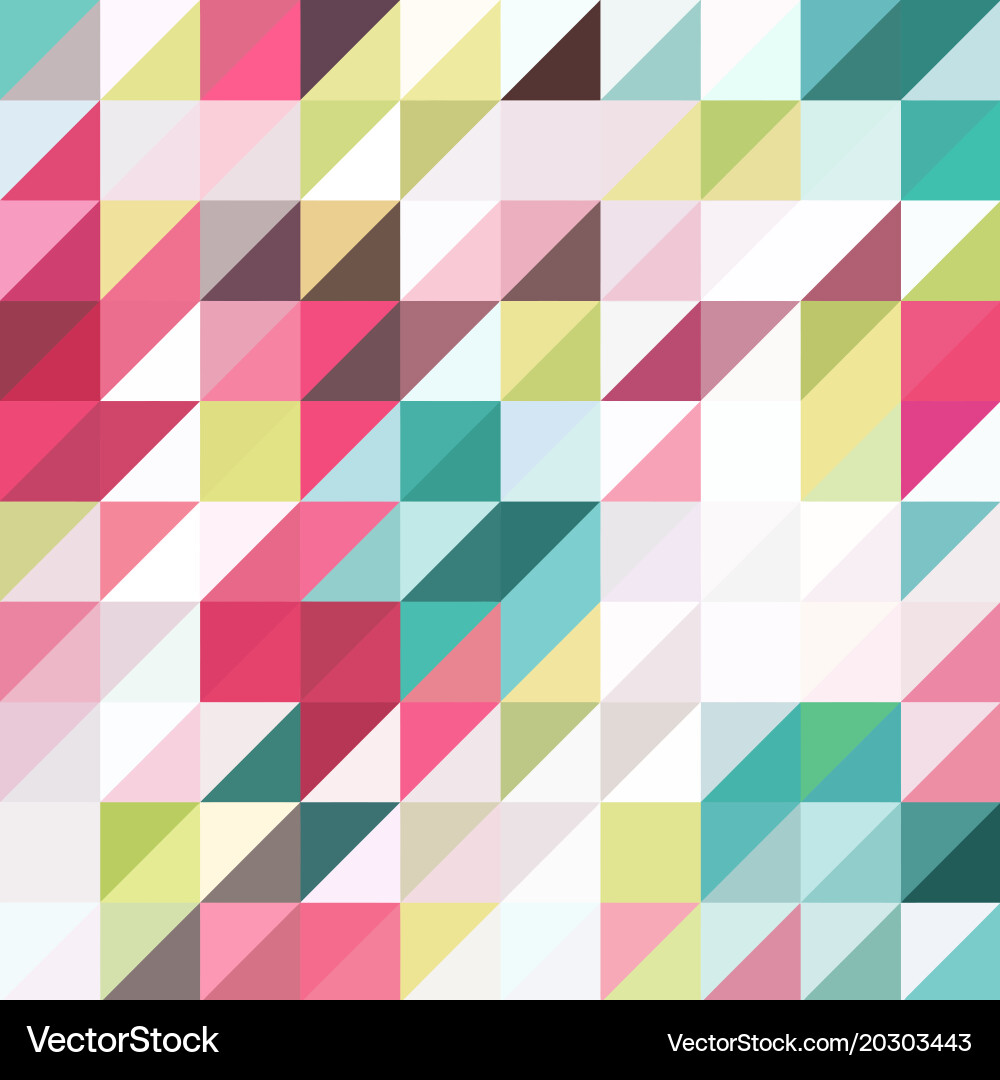 Geometric Triangle Pattern vector image
