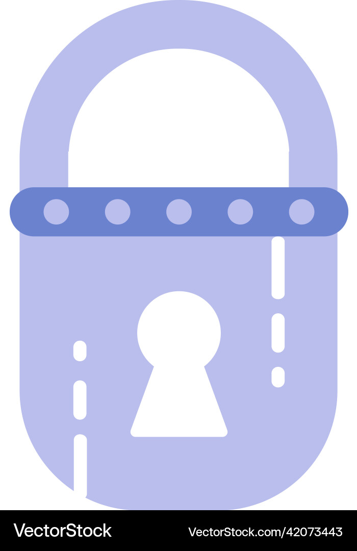 Lock icon secure private closed padlock Vector Image