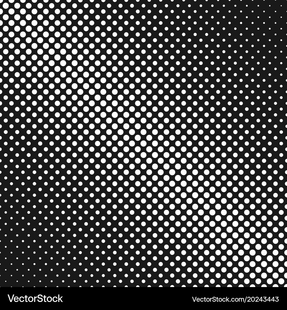 Simple halftone dotted background pattern design vector image
