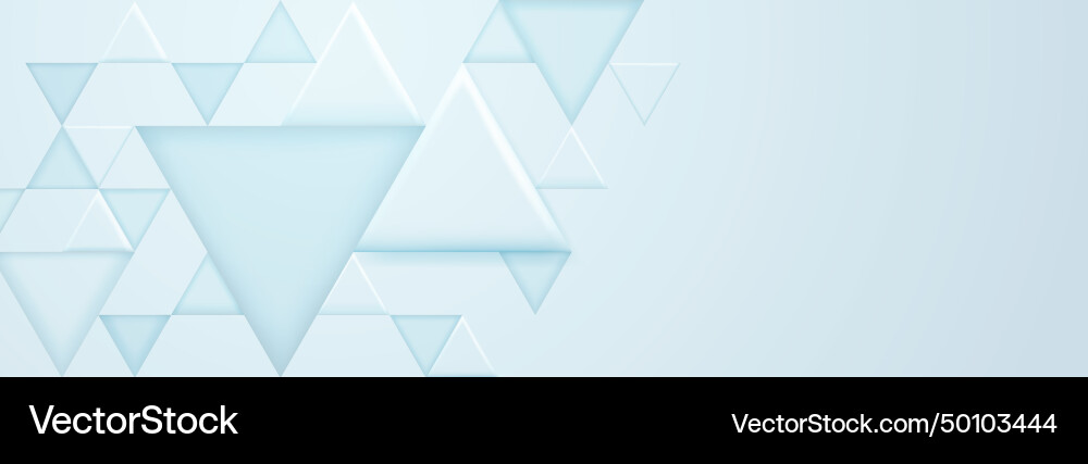 Abstract background with triangular shapes vector image