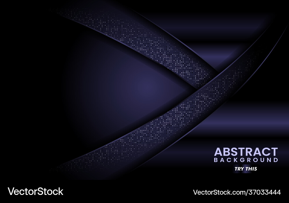 Abstract dark navy purple with overlap layer Vector Image