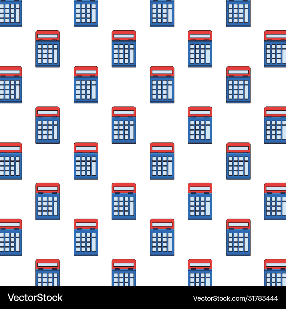 Calculators math acount devices pattern background Calculators math acount devices pattern background Vector Image
