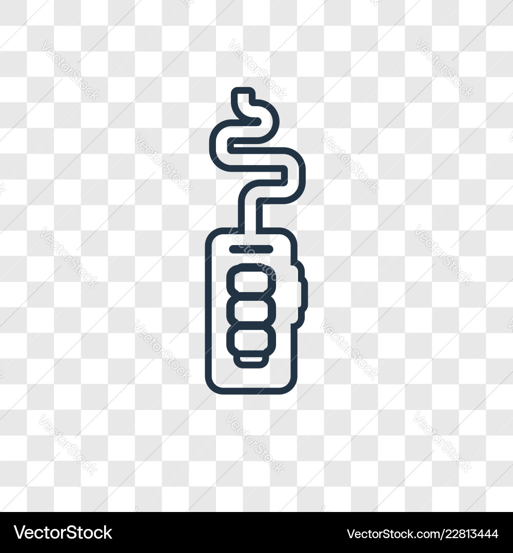Controller concept linear icon isolated Controller concept linear icon isolated vector image