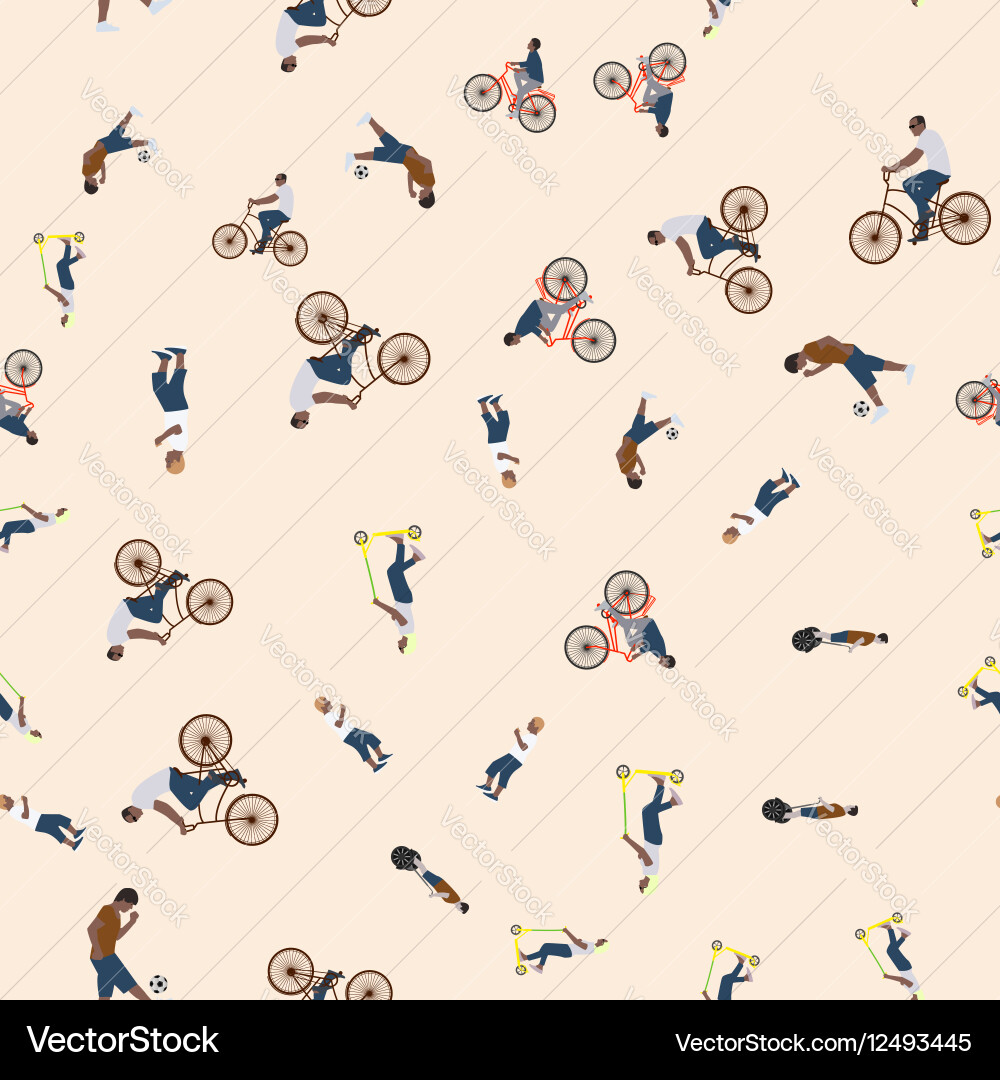 A seamless pattern vector image