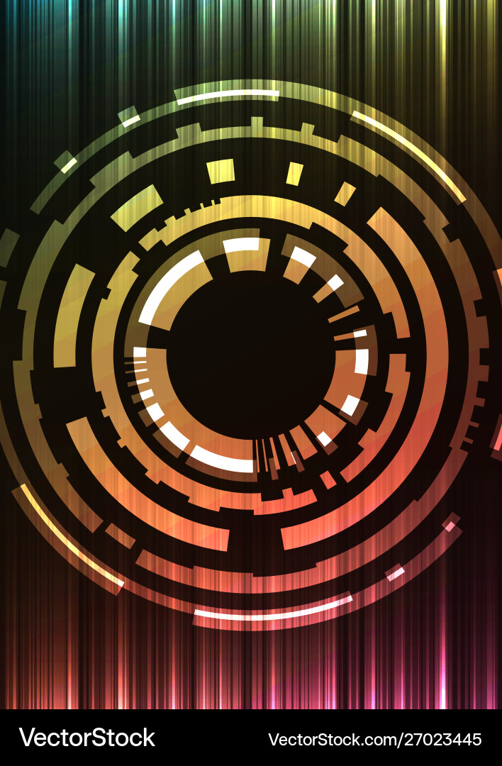 Circle digital pixel abstract background Circle digital pixel abstract background vector image