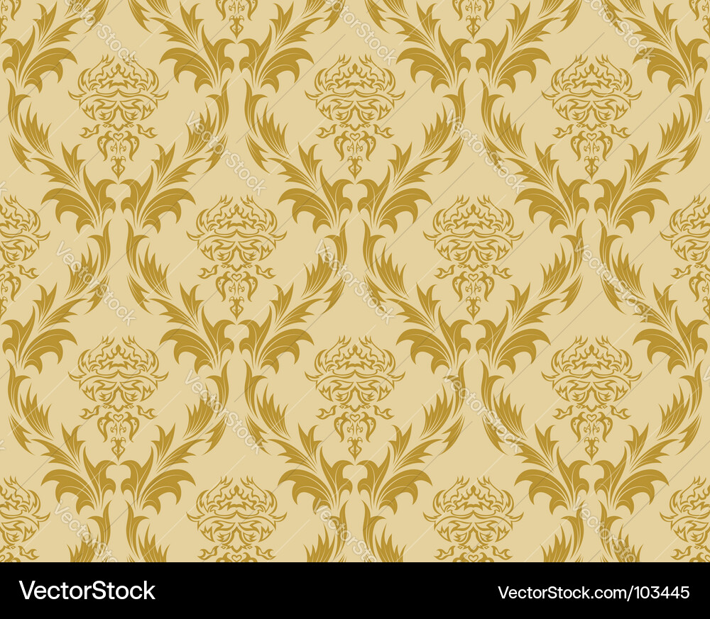 Damask pattern Vector Image