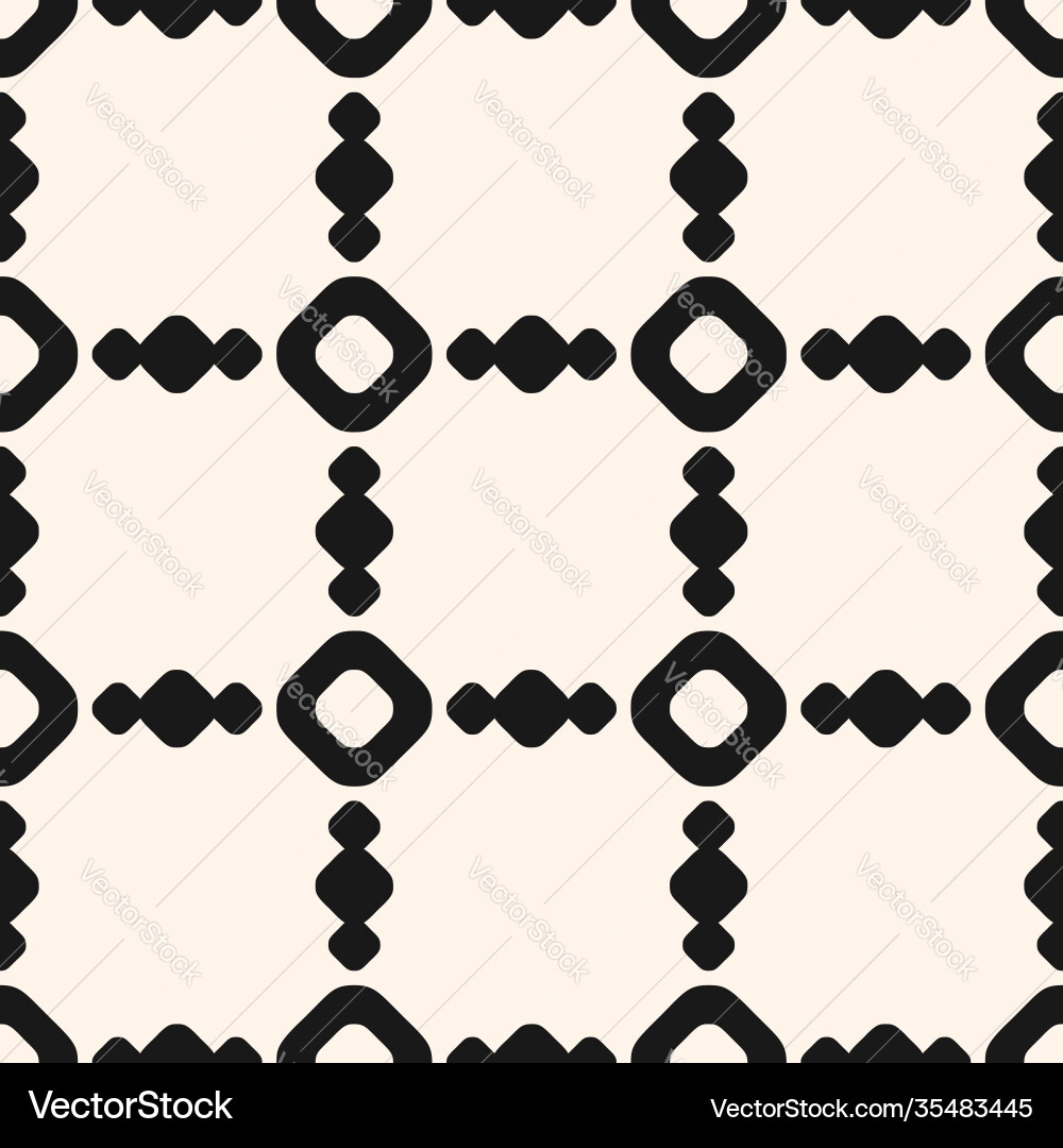 Geometric seamless mesh pattern with big circles Geometric seamless mesh pattern with big circles vector image
