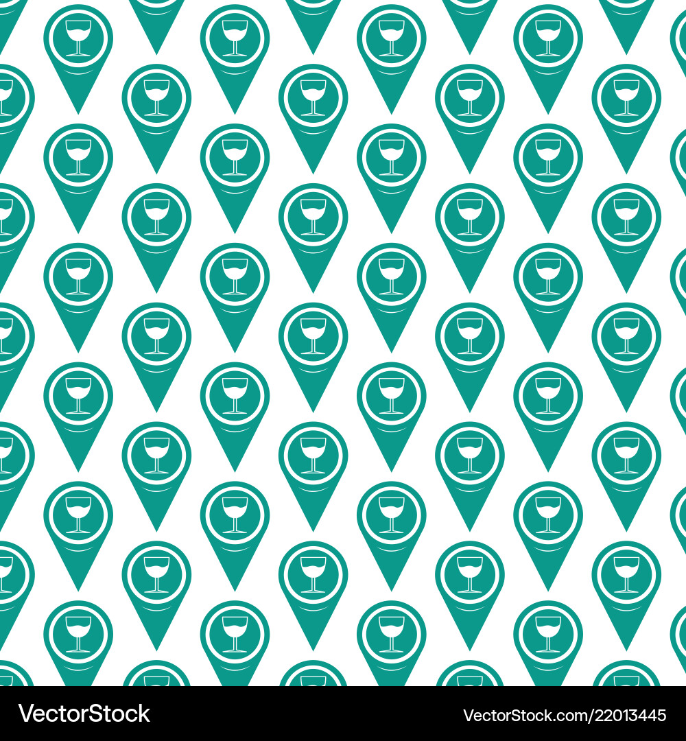 Muster Hintergrund Map Zeiger-Symbol Vektorbild