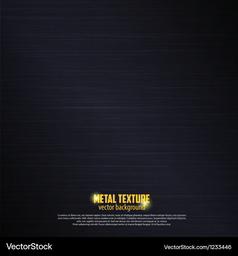 Dark Metal Texture Background Royalty Free Vector Image