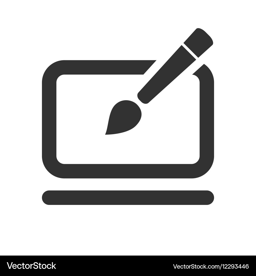 Digital Art Icon (12293446) – Royalty-Free Vector | VectorStock, image size:1000x1080
