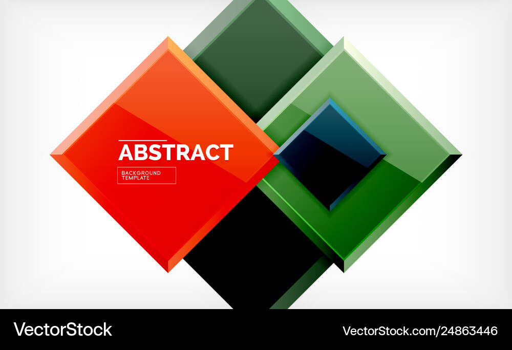 Quadrat abstrakt Hintergrund glänzend geometrische Quadrat abstrakt Hintergrund glänzend geometrische vektorbild