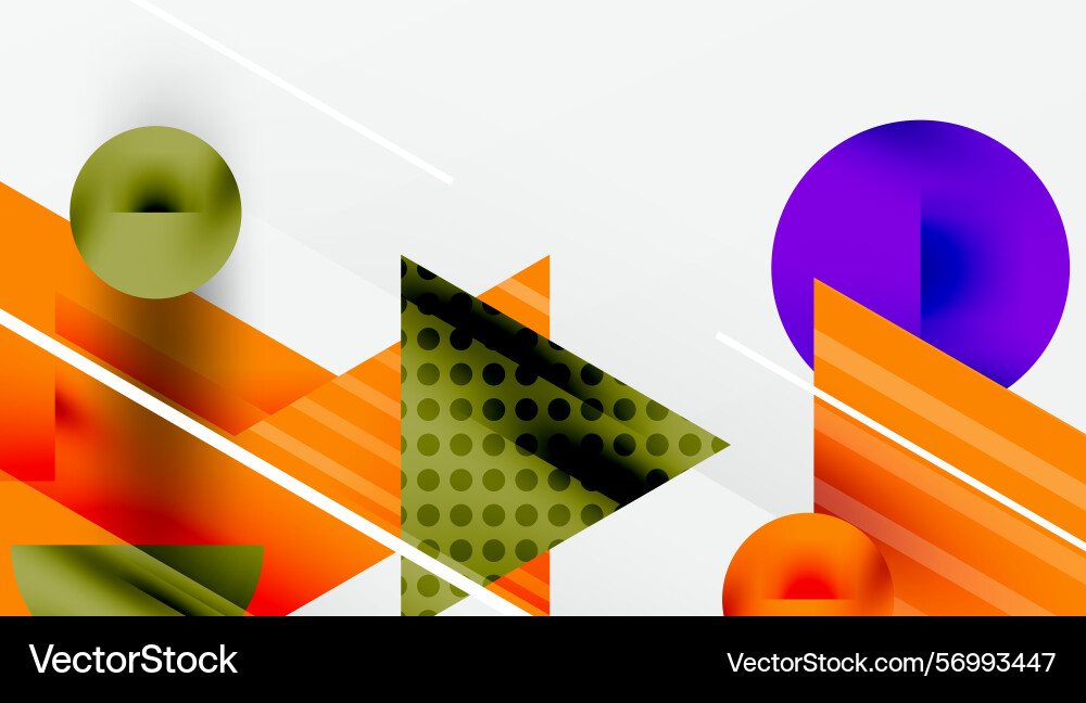 Abstract geometric shapes overlap creating Abstract geometric shapes overlap creating vector image