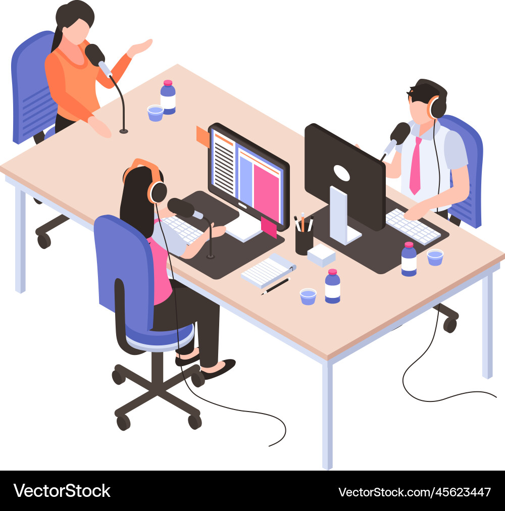 Radio studio icon Royalty Free Vector Image - VectorStock