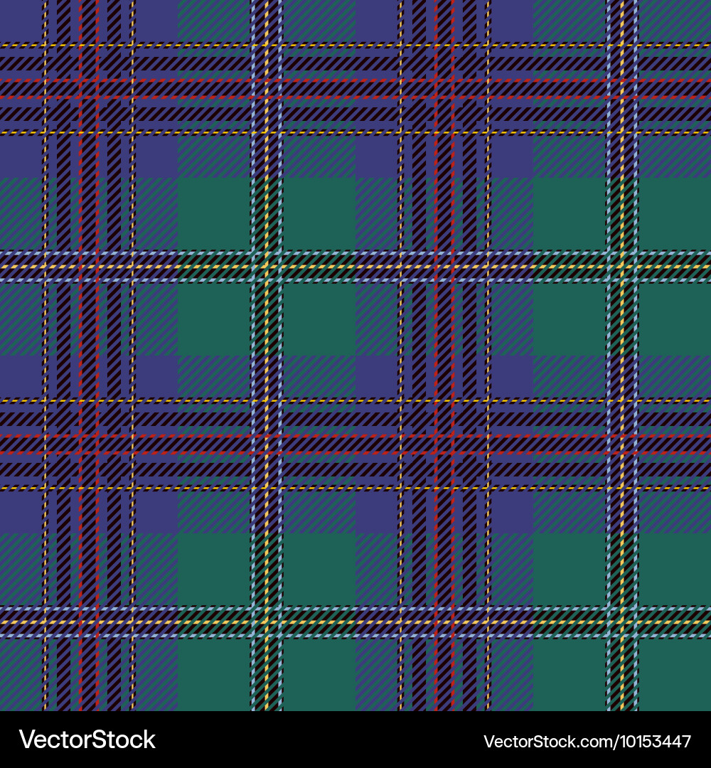 Scottish Tartan Pattern Vector Image