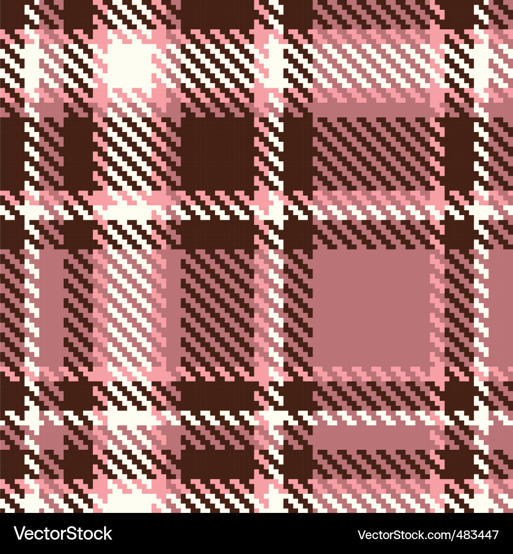 Seamless checkered pattern vector image