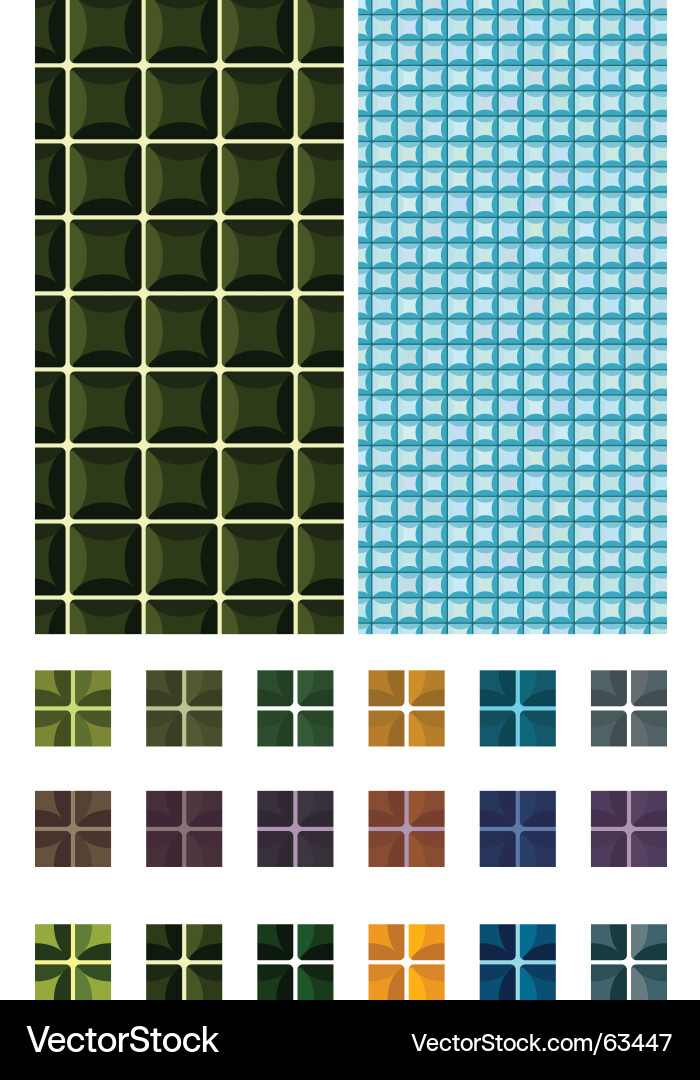 Tile pattern vector image