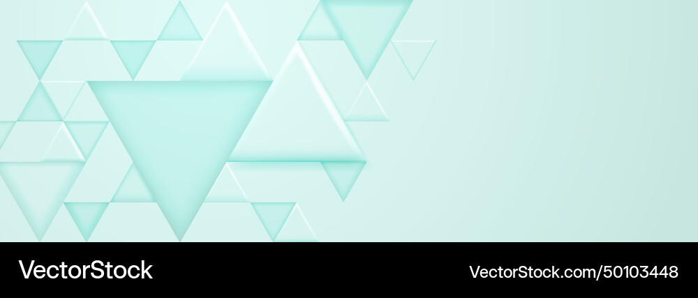 Abstract background with triangular shapes vector image