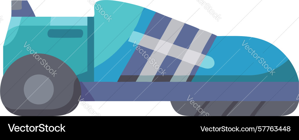 Athletic running shoe icon design generative ai Vector Image