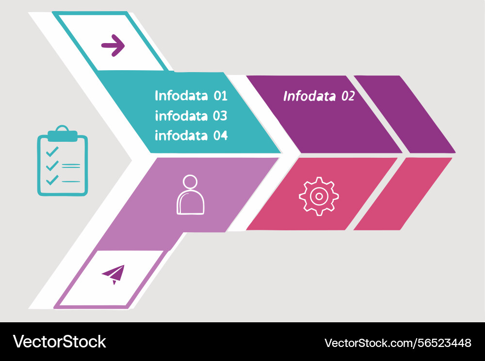 Business process flowchart design Vector Image
