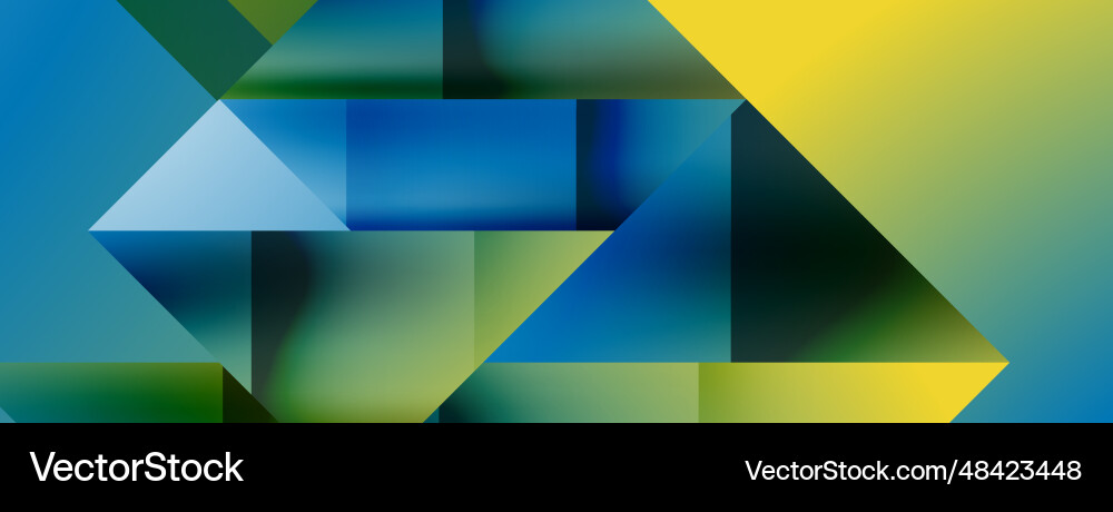 Captivating abstraction triangles Captivating abstraction triangles vector image