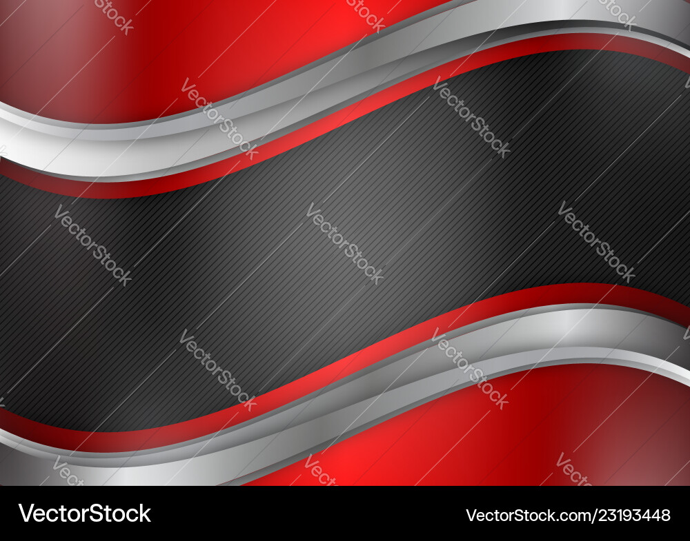 Geometric abstract background red and black color Geometric abstract background red and black color vector image