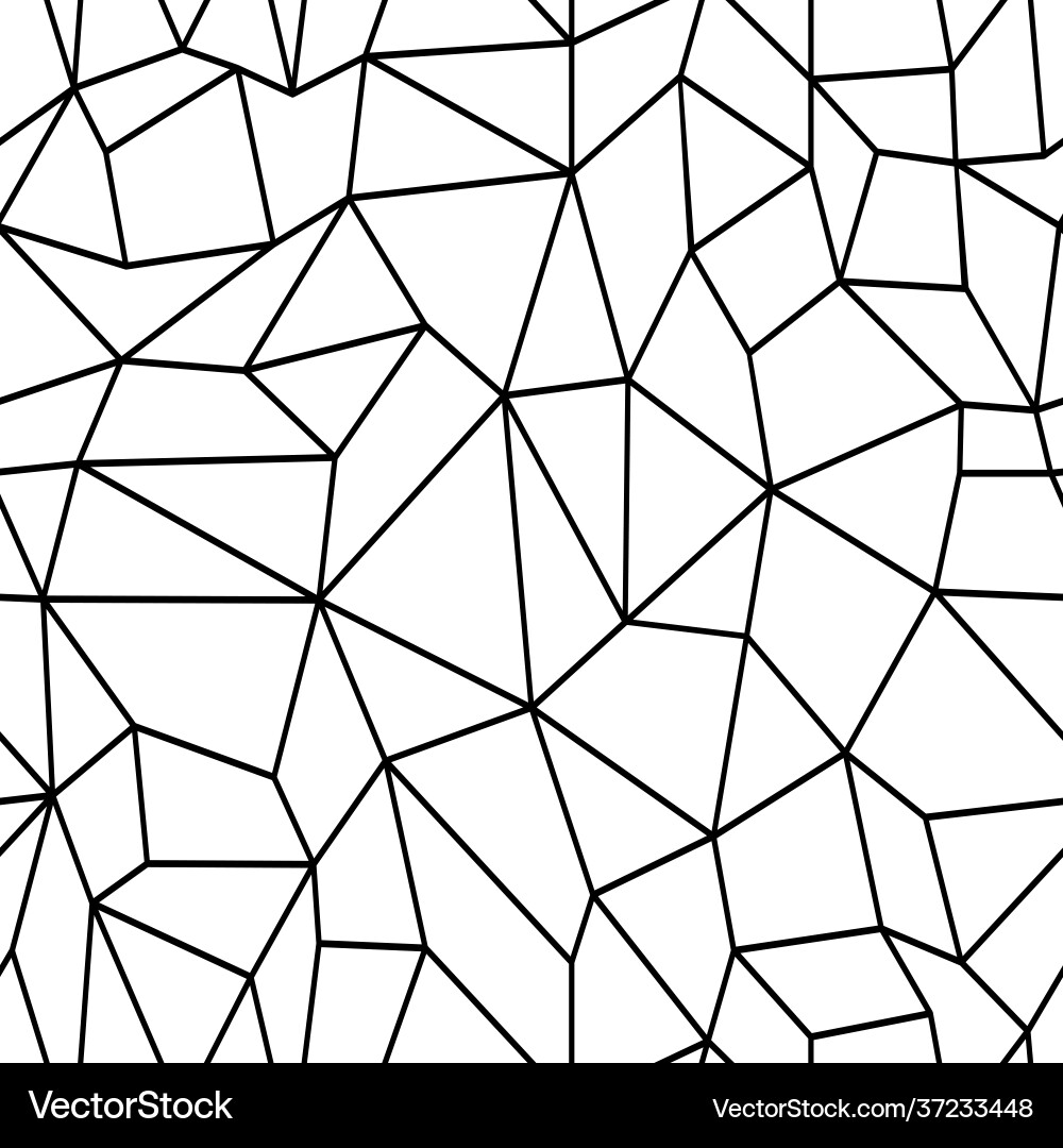 Geometric Mosaic Pattern Vector Image