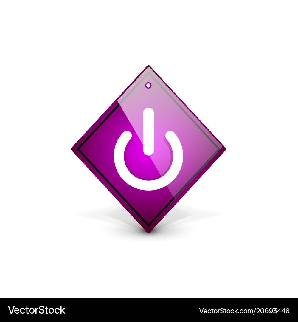Start power button ui icon design on off symbol Start power button ui icon design on off symbol Vector Image
