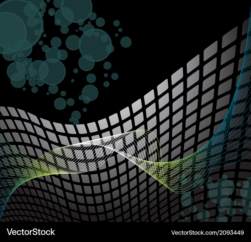 Abstract tech background vector image