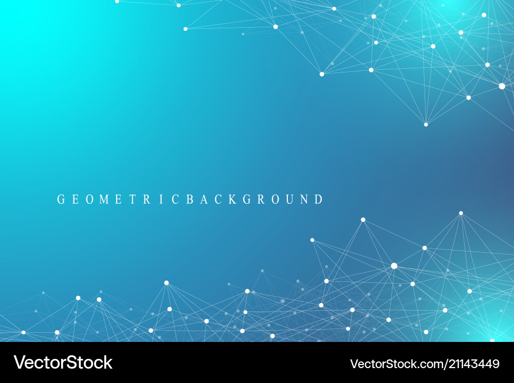 Geometric abstract background with connected lines Geometric abstract background with connected lines vector image