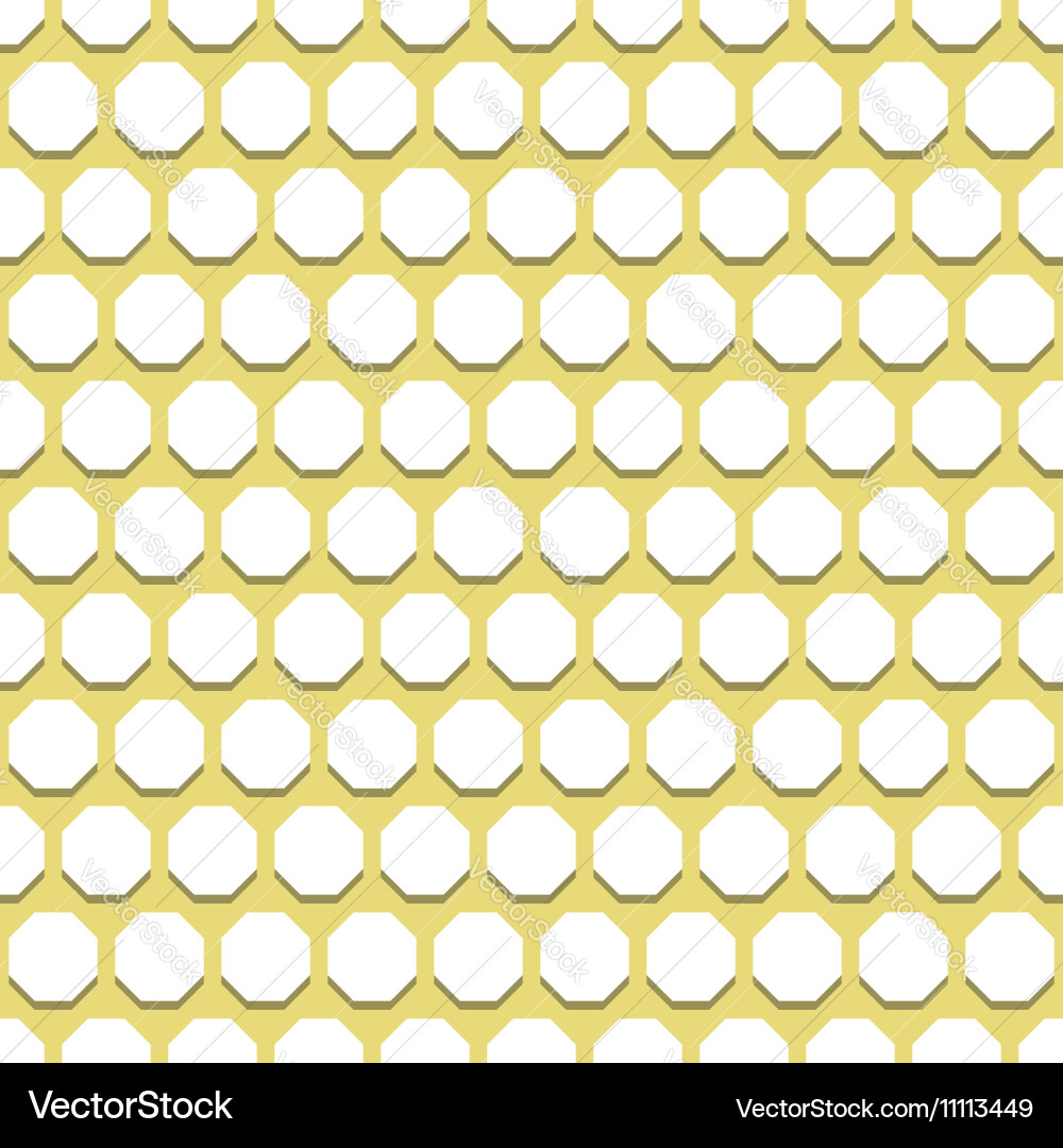 Seamless abstract pattern with octagons vector image