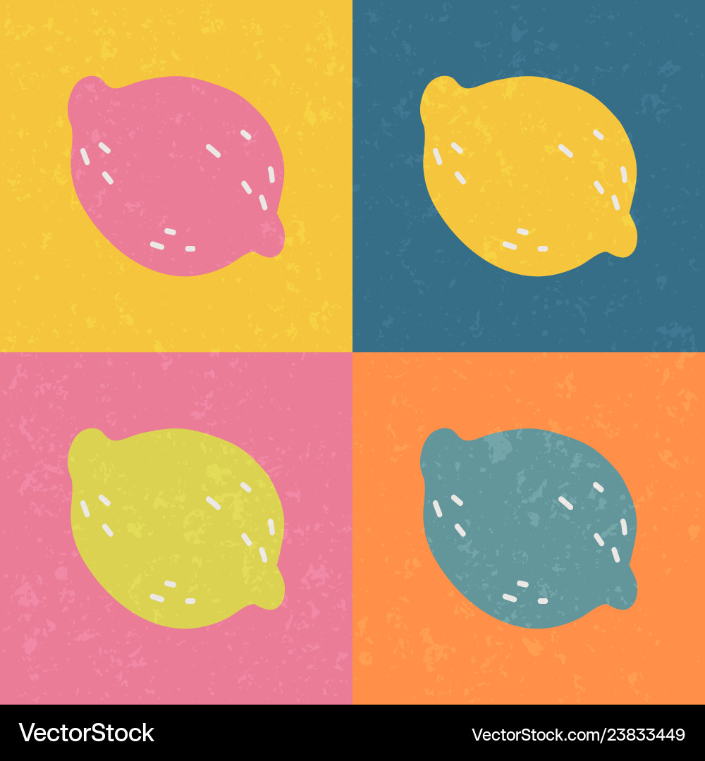 Seamless pattern with lemon Seamless pattern with lemon vector image