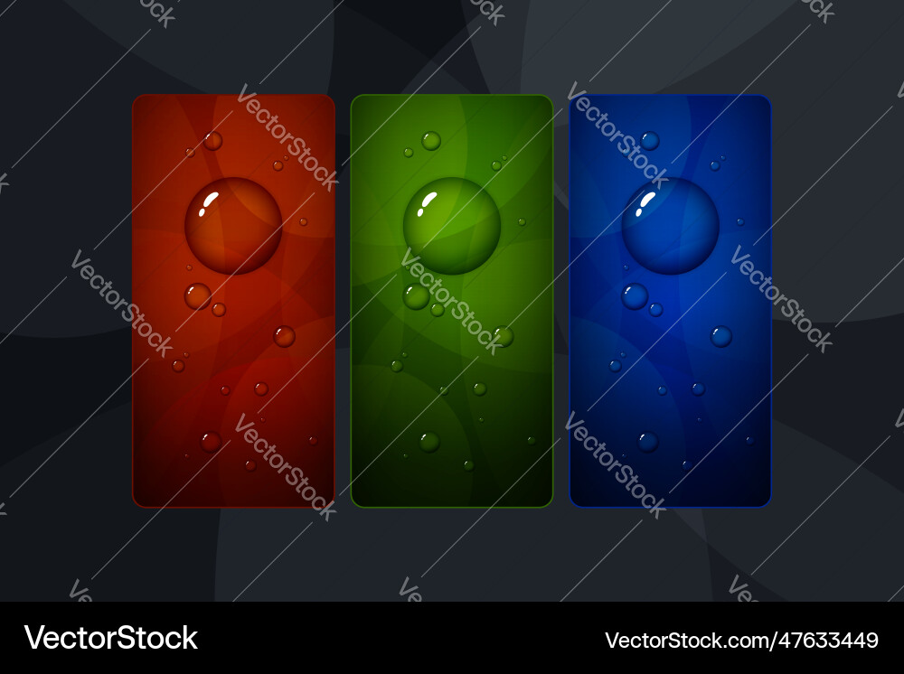 Set of abstract background Set of abstract background vector image