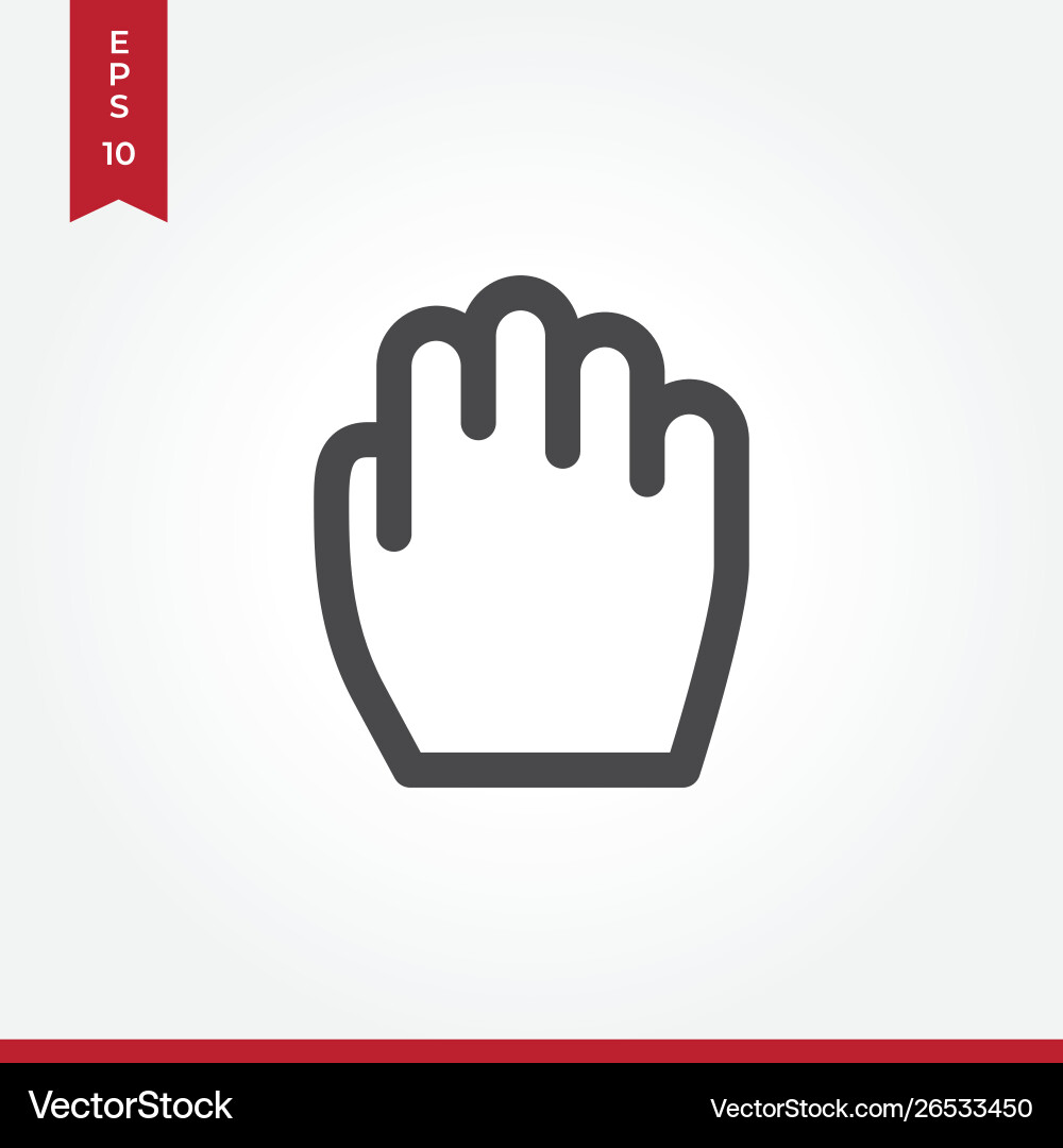 Drag icon in modern style for web site and mobile Drag icon in modern style for web site and mobile vector image