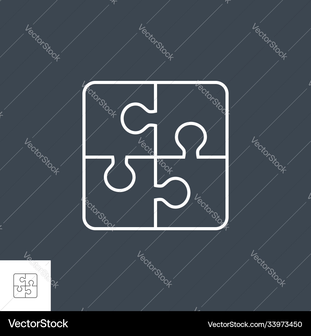 Global solution line icon Vector Image