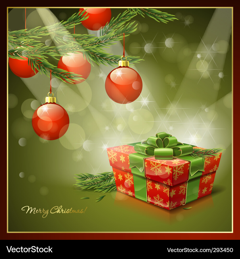 Weihnachtsfest Hintergrund Vektorbild