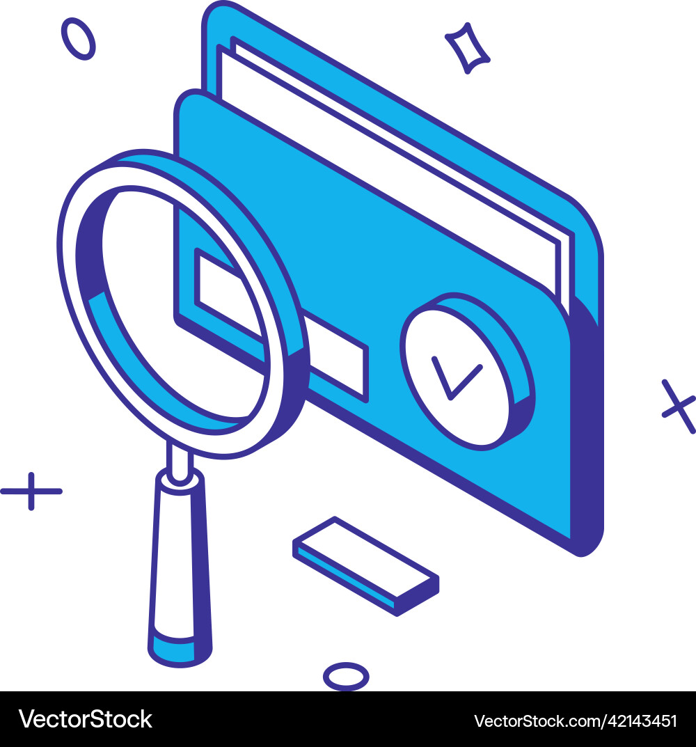 Digital data analyzing document folder business Digital data analyzing document folder business vector image