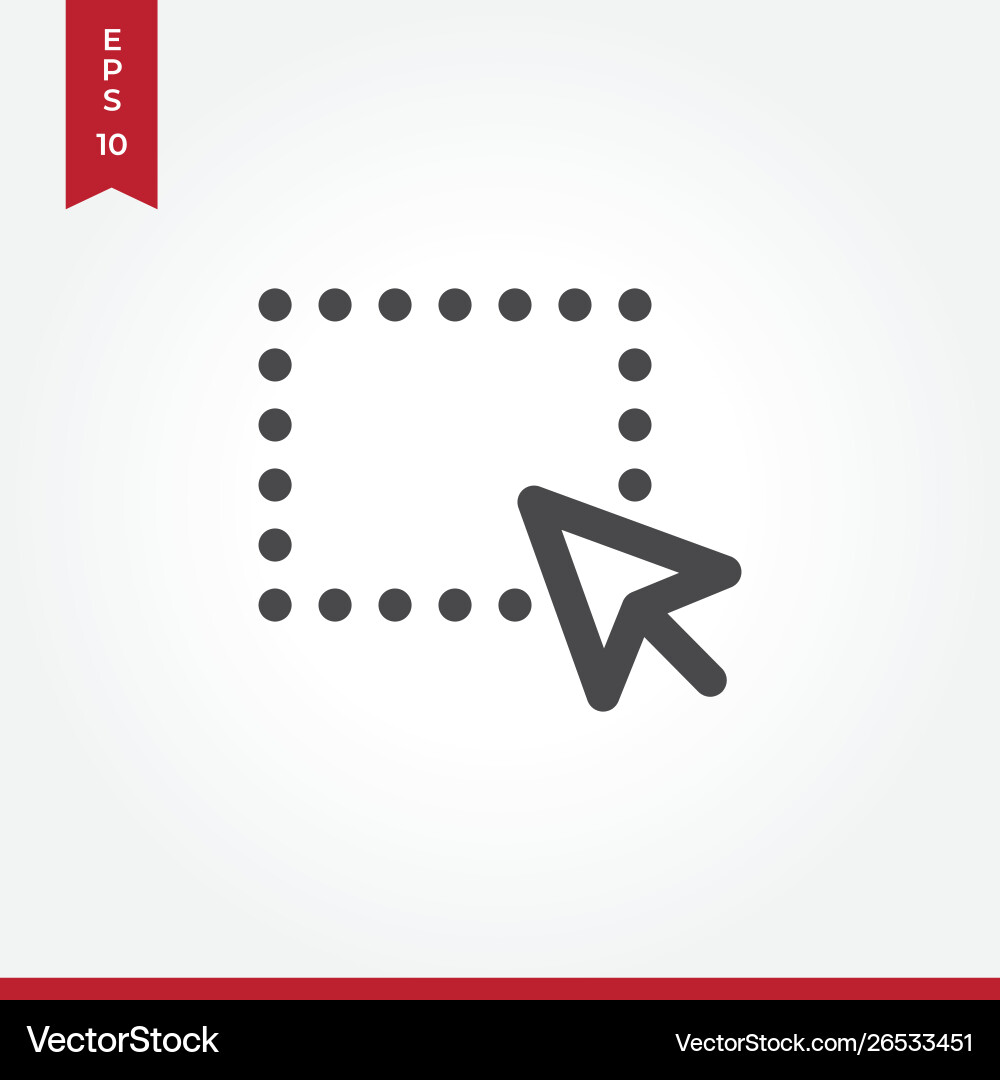 Drag icon in modern style for web site and mobile Drag icon in modern style for web site and mobile vector image