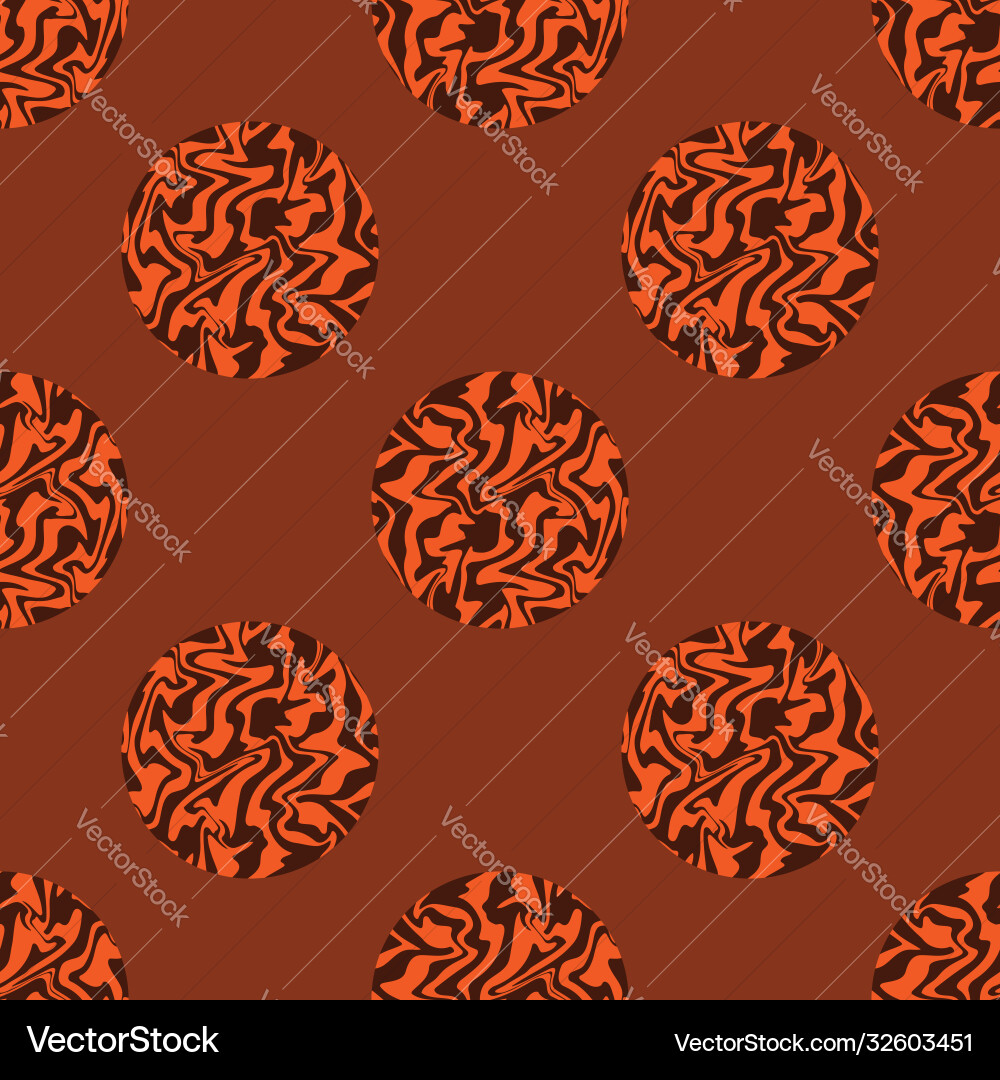 Repeating circles with a marble pattern simple Vector Image