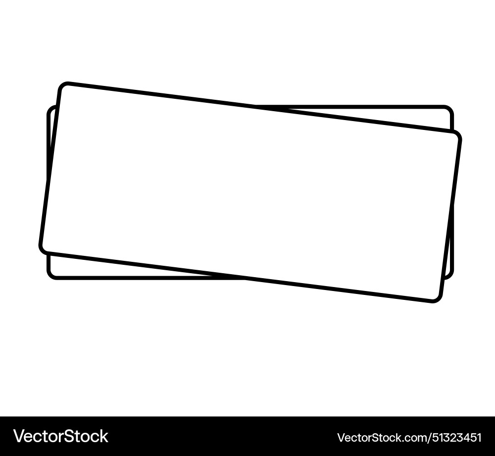 Square frame geometric abstract element Square frame geometric abstract element vector image
