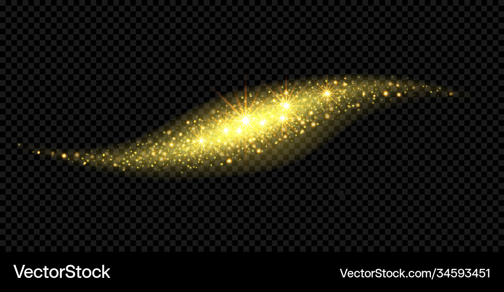 Weihnachtsfeiertag golden Glitzer Trail Welle Weihnachtsfeiertag golden Glitzer Trail Welle vektorbild