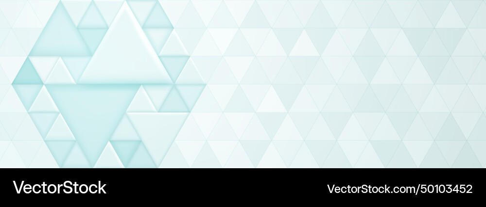 Abstract background with triangular shapes vector image