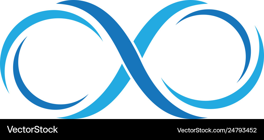 Infinity Loop Symbol vector image