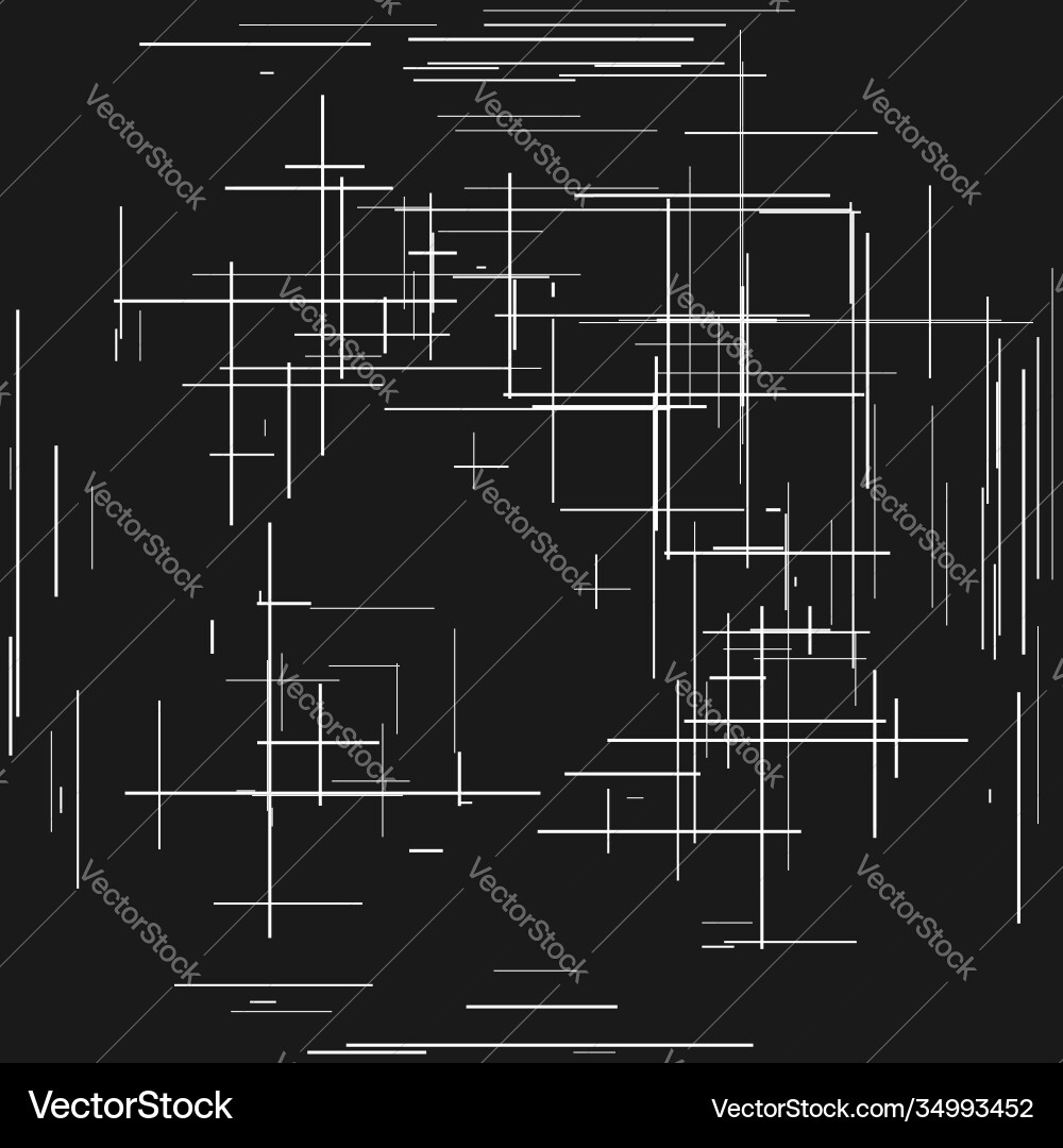 Irregular random lines harsh texture abrasion vector image