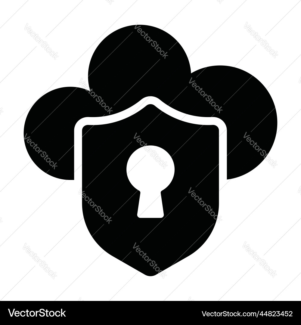 Security icon user interface as a simple sign vector image