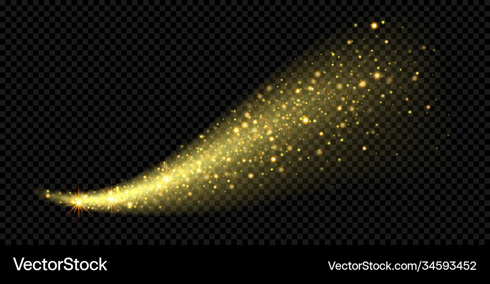 Weihnachtsfeiertag golden Glitzer Trail Welle Weihnachtsfeiertag golden Glitzer Trail Welle vektorbild